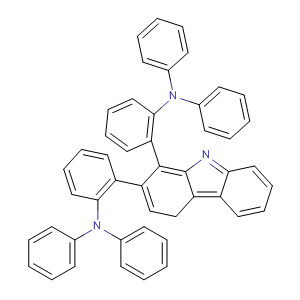 Structure of Benzenamine, 4,4'-9H-carbazole-3,6-diylbis[N,N-diphenyl-