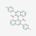 Structure of 1-[2-hydroxy-3-(4-methylphenyl)naphthalen-1-yl]-3-(4-methylphenyl)naphthalen-2-ol