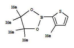 Structure of 3-METHYLTHIOPHENE-2-BORONIC ACID PINACOL ESTER