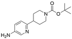 Structure of 5-AMINO-1-BOC-3',4',5',6'-TETRAHYDRO-2'H-[2,4']BIPYRIDINYL