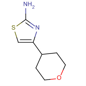 Structure of 2-Thiazolamine, 4-(tetrahydro-2H-pyran-4-yl)-