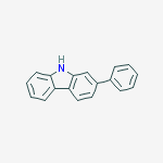Structure of 2-phenyl-9H-carbazole