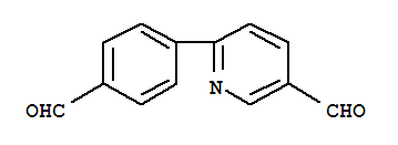 Structure of 4-(5-Formylpyridin-2-yl)benzaldehyde
