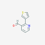 Structure of 2-(3-Thienyl)-3-pyridinecarboxaldehyde