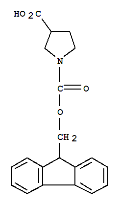 Structure of FMOC-1-PYRROLIDINE-3-CARBOXYLIC ACID