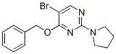 Structure of 4-BENZYLOXY-5-BROMO-2-(PYRROLIDIN-1-YL)PYRIMIDINE