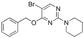 Structure of 4-BENZYLOXY-5-BROMO-2-(PIPERIDIN-1-YL)PYRIMIDINE