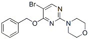 4-(4-苄氧基-5-溴-2-嘧啶基)吗啉,95%结构式