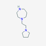 1-(2-Pyrrolidin-1-yl-ethyl)-[1,4]diazepane结构式
