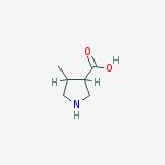 Structure of 4-METHYL-3-PYRROLIDINECARBOXYLIC ACID