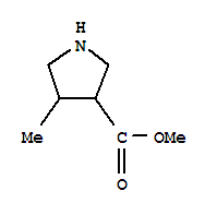 Structure of methyl 4-methylpyrrolidin-3-carboxylate