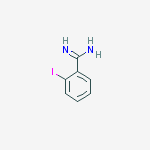 Structure of 2-iodobenzenecarboximidamide