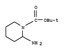 Structure of TERT-BUTYL 2-AMINOPIPERIDINE-1-CARBOXYLATE