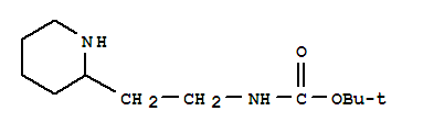 Structure of 2-(Boc-2-aminoethyl)piperidine