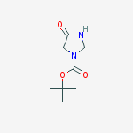 Structure of tert-Butyl 4-oxoiMidazolidine-1-carboxylate