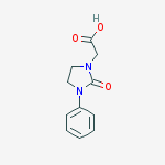 Structure of 2-(2-oxo-3-phenyliMidazolidin-1-yl)acetic acid