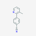 Structure of 4-(3-methyl-2-pyridinyl)Benzonitrile