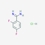 Structure of 2,4-DIFLUORO-BENZAMIDINE