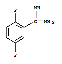 Structure of 2,5-DIFLUORO-BENZAMIDINE HYDROCHLORIDE