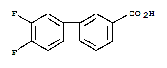Structure of 3,4-Difluoro-[1,1-biphenyl]-3-carboxylic acid