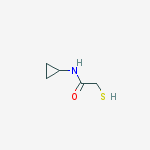 Structure of N-Cyclopropyl-2-mercaptoacetamide