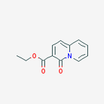 Structure of 4H-QUINOLIZINE-3-CARBOXYLIC ACID, 4-OXO-, ETHYL ESTER