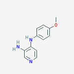 Structure of N4-(4-METHOXY-PHENYL)-PYRIDINE-3,4-DIAMINE