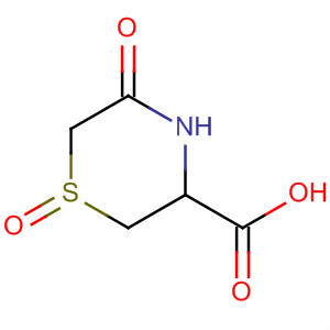 3-Thiomorpholinecarboxylic acid, 5-oxo-, 1-oxide结构式