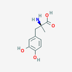 ALPHA-METHYL-L-DOPA结构式