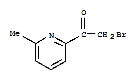 Structure of Ethanone,2-bromo-1-(6-methyl-2-pyridinyl)-