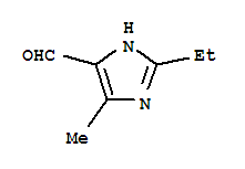 Structure of 2-ETHYL-4-METHYL-1H-IMIDAZOLE-5-CARBALDEHYDE