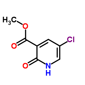 Structure of methyl 5-chloro-2-oxo-1,2-dihydropyridine-3-carboxylate