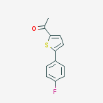 Structure of 1-[5-(4-fluorophenyl)thiophen-2-yl]ethanone