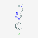 Structure of [1-(4-chlorophenyl)-1H-1,2,3-triazol-4-yl]methanamine