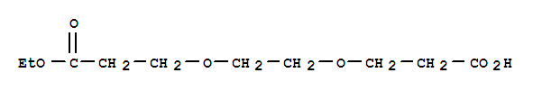 Structure of 3-[2-(2-ETHOXYCARBONYL-ETHOXY)-ETHOXY]-PROPIONIC ACID