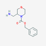 Structure of Benzyl 3-(aminomethyl)morpholine-4-carboxylate