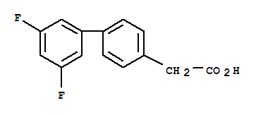 Structure of 4-(3,5-Difluorophenyl)phenylacetic acid