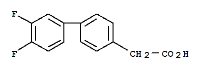 Structure of 4-BIPHENYL-3,4-DIFLUORO-ACETIC ACID
