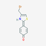 Structure of 4-(4-BROMOMETHYL-THIAZOL-2-YL)-PHENOL