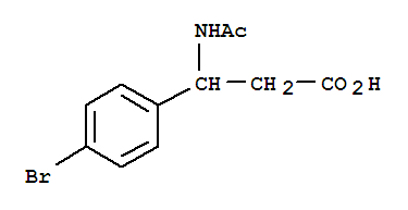Structure of N-ACETYL-2-(4-BROMOPHENYL)-DL-BETA-ALANINE