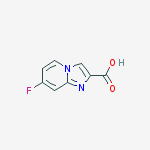 Structure of 7-Fluoroimidazo[1,2-a]pyridine-2-carboxylic acid