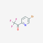 1-(5-bromopyridin-2-yl)-2,2,2-trifluoroethanone结构式