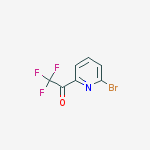 1-(6-Bromopyridin-2-yl)-2,2,2-trifluoroethanone结构式