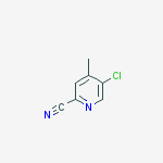 5-Chloro-4-methylpicolinonitrile结构式