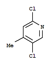 Structure of 2,5-DICHLORO-4-METHYLPYRIDINE