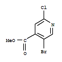 Structure of Methyl 5-bromo-2-chloroisonicotinate