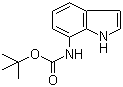 Structure of 7-N-BOC-AMINO-INDOLE