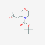 Structure of 4-Boc-3-(2-Oxoethyl)morpholine