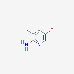 Structure of 5-FLUORO-3-METHYL-PYRIDIN-2-YLAMINE