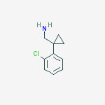 Structure of [1-(2-chlorophenyl)cyclopropyl]methanamine